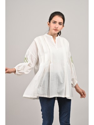 White Organic Cotton Top
